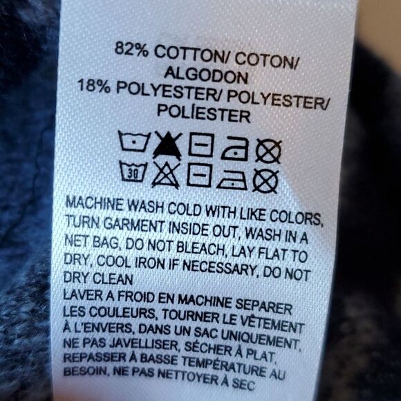 NWT LUCKY BRAND KNIT CARDIGAN BLUE WATERFALL FRONT SIZE MEDIUM BOJO BOHEMIAN - Picture 7 of 9